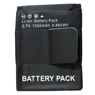 Professional Spare 1050mAH Battery For GOPRO Outdoor Sport Cameras (Black)
