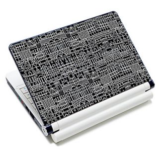 Building Pattern Laptop Protective Skin Sticker For 10/15 Laptop 18594(15 suitable for below 15)