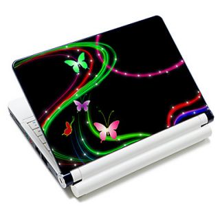 Butterflies And Gorgeous Pattern Laptop Protective Skin Sticker For 10/15 Laptop(15 suitable for below 15)