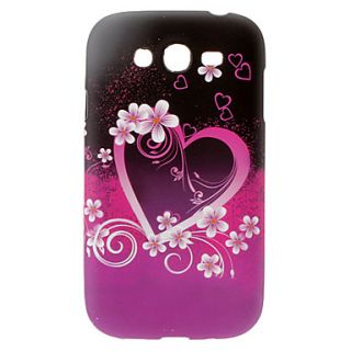 Purple Heart Pattern Hard Case for Samsung Galaxy Grand DUOS I9082