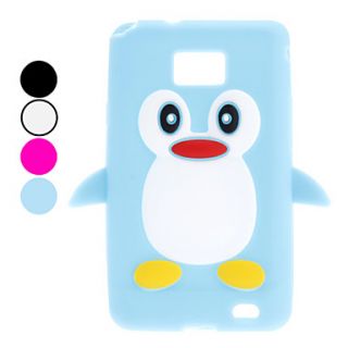 Penguin Design Soft Case for Samsung Galaxy S2 I9100 (Assorted Colors)