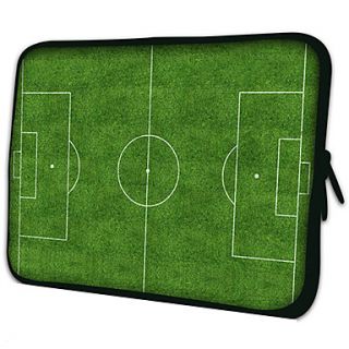 Football FieldPattern Nylon Material Waterproof Sleeve Case for 11/13/15 LaptopTablet