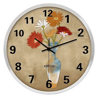 12H Still Life Stainless Steel Wall Clock