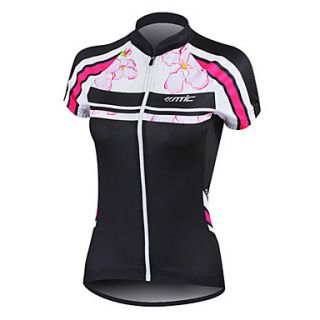 Santic 100% Polyester Fiber Short Sleeve BreathableQuick Drying Women Cycling Jersey