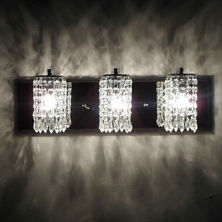 180W Modern Wall Light with 3 Light and Crystal Beaded Pendants