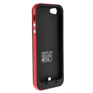 Ultra Slim External Power Battery Charger Back Case with USB Cable for iPhone 5 (2500mAh)