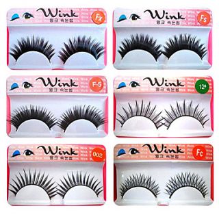 Fashion Lashes   100 Pairs Long, Dramatic Blunt Cut False Eyelashes