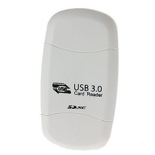 High Speed USB 3.0 CARD READER 1 slots (Can read SD/mmc.T FLASH)