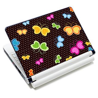 Butterfly Pattern Laptop Protective Skin Sticker For 10/15 Laptop 18321(15 suitable for below 15)