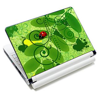 Ladybug Pattern Laptop Protective Skin Sticker For 10/15 Laptop 18345(15 suitable for below 15)
