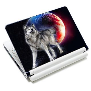 Cool Wolf Pattern Laptop Protective Skin Sticker For 10/15 Laptop 18608(15 suitable for below 15)