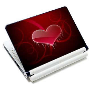 Heart Shaped Pattern Laptop Protective Skin Sticker For 10/15 Laptop 18636(15 suitable for below 15)
