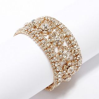 Unique 18K Gold Plated with Crystal Bracelet More Colors
