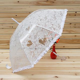 Hollow Heart Lace Sweet Lolita Umbrella