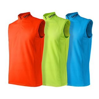 SPAKCT 100% Polyester Professional Breathable Sleeveless Bicycle Jersey for Men(3 Colors)