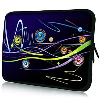 Music LinePattern Nylon Material Waterproof Sleeve Case for 11/13/15 LaptopTablet