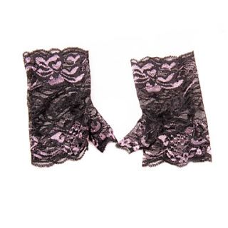 Beautiful Lace Fingerless Wrist Length Party/Evening Gloves