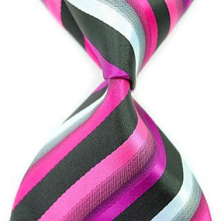 Mans Fashion Stylish Oblique Stripes Woven Tie Necktie