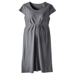 Liz Lange for Target Maternity Cap Sleeve Ponte Dress   Gray XL