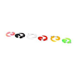 Acrylic Spiral Candy Color Punk Body Jewelry(1PCS Random Colors)