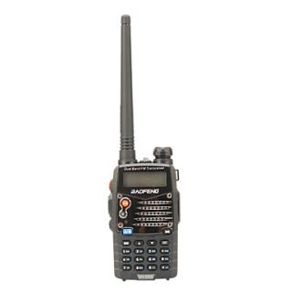 The BAOFENG walkie talkie UV 5RA(Channel Capacity 128, Channel Spacing 2.5/5/6.25/10/12.5/20/25KHz, Operated Voltage 7.4V)