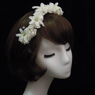 Gorgeous Satin/Paper With Flower/Rhinestone Womens Headbands