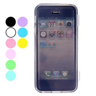 Simple Design Transparent Pattern TPU Case for iPhone 5/5S