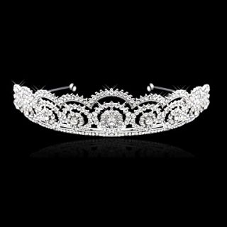 Luxurious Alloy Tiaras with Rhinestone for Wedding/Special Occasion Headpieces