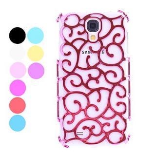 Hollow Out Flower Pattern Hard Case for Samsung Galaxy S4 I9500 (Assorted Colors)