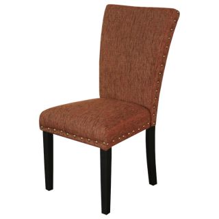 Monsoon Adorno Upholstered Allspice Linen Dining Chairs (set Of 2)