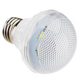 E27 5W 6x7020SMD 400 450LM 5800 6300K Natural White Light LED Ball Bulb (85 265V)