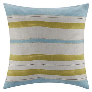 18 Square Stylish Striped Polyester Decorative Pillow Cover