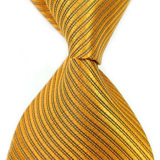 Mans Trendy Stylish Stripes Silk Tie Necktie