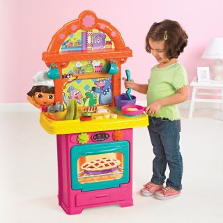 Fisher Price Dora Cooking Play Kitchen Multicolor   Y6020