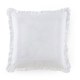 LIZ CLAIBORNE Rapunzel Square Decorative Pillow, White