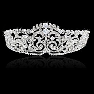 Fabulous Alloy Tiaras with Rhinestone for Wedding/Special Occasion Headpieces