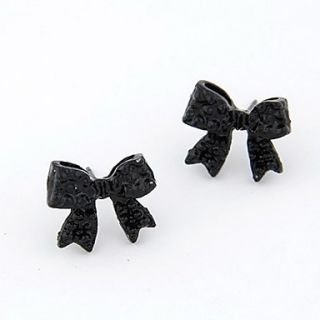Fashion Alloy With Bowknot Stud Earrings