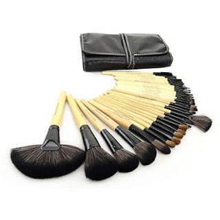 32pcs Wood Color Professional Makeup Brush Sets