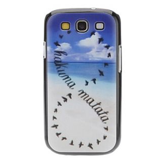 Sky and Bird Pattern Hard Case for Samsung Galaxy S3 I9300