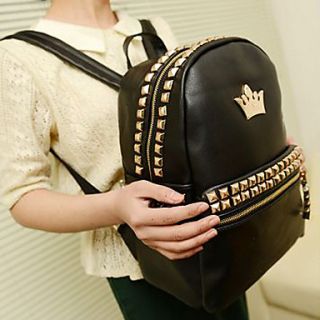 Fashion Rivet Large Backpack