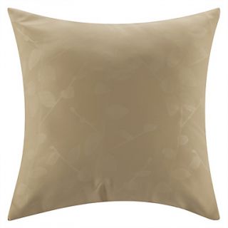 18 Square Solid Leaves Polyester Decorative Pillow Cover