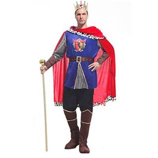 Charming Prince Red and Blue Dress Mens Halloween Costume