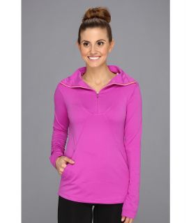 ASICS Thermopolis Thermal LT 1/2 Zip Womens Long Sleeve Pullover (Purple)