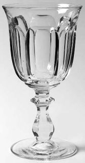 Heisey Colonial Clear (Stem #373/341) Water Goblet   Stem #373/341, Panel Design