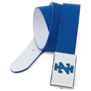 Izod Golf Reversible Plaque Belt, Blue/White, Mens