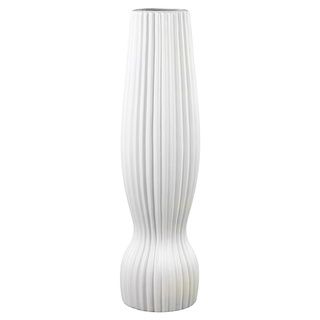 White Ceramic Vase (WhiteDimensions 30 inches high x 6.5 inches wide UPC 877101201755 CeramicColor WhiteDimensions 30 inches high x 6.5 inches wide UPC 877101201755)