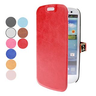Fashion D Buckle PU Leather for Samsung Galaxy S3 I9300 (Assorted Colors)