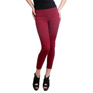 Womens Candy Colored Slim Fit Pencil Pants