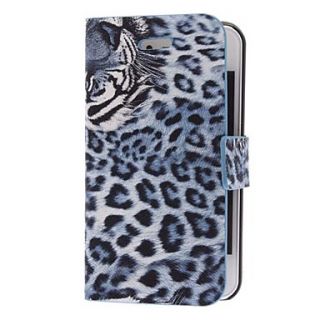 Tiger Pattern Twill PU Full Body Case for iPhone 4/4S (Optional Colors)