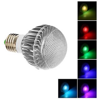 E27 9W 350 410LM RGB Color Temperature Changeable Light LED Ball Bulb with Remote Control (85 265V)